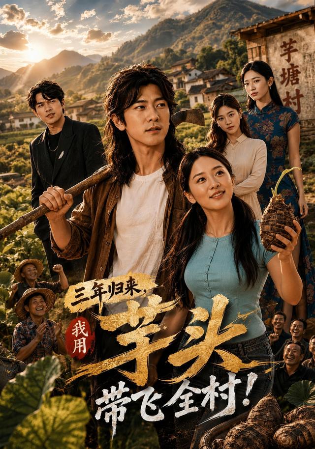 三年归来，我用芋%(头带飞 /全村！
