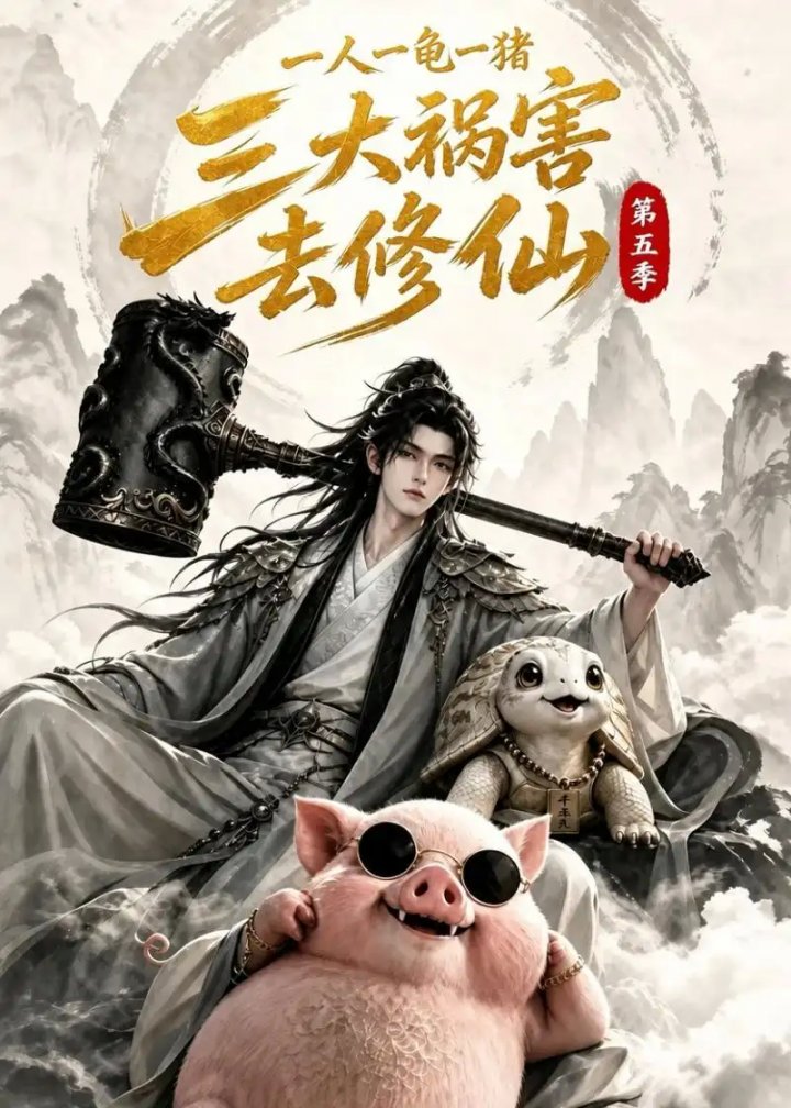 一人一龟一猪，三大祸害去修仙第五季