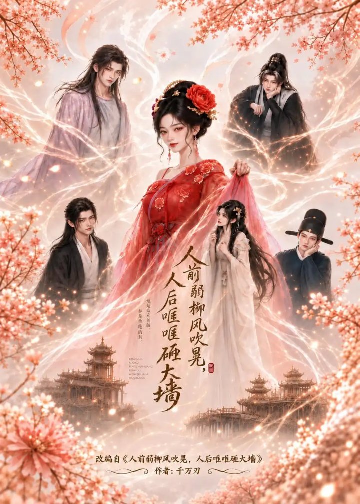 人前弱柳风吹晃，人后哐哐砸大墙