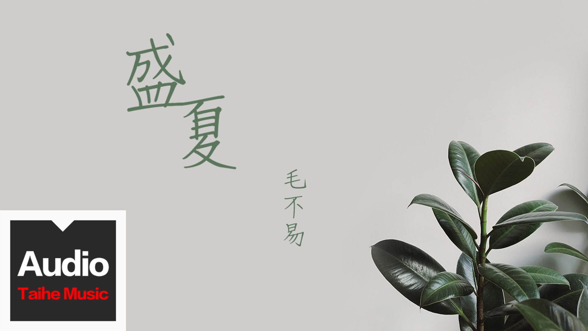 盛夏-毛不易