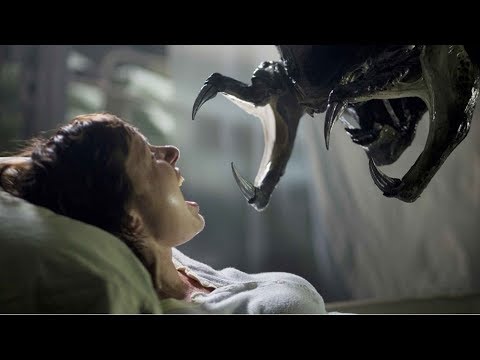 6分钟看完科幻恐怖片《异形大战铁血战士2》最强铁血异形袭击医院，孕妇惨遭寄生