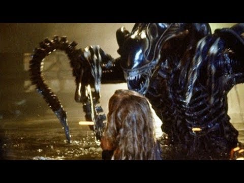女子被恐怖生物寄生破胸而出，6分钟看完科幻恐怖片《异形2》