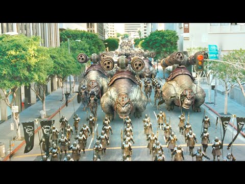 魔兽大军杀入人间，现代化军队不堪一击，城市瞬间成了人间炼狱！《龙之战》