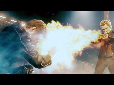 冰人与火人决斗，结果两者实力相差太大，一方直接被KO！《X战警3：背水一战》