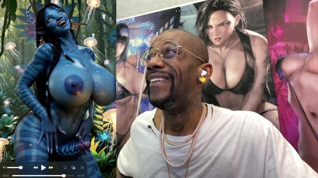 丰满巨乳的变性纳美人挑逗她的女性阴茎，变性玛吉·辛普森像个荡妇，拥有硬挺女性阴茎的未来变性女孩，史上最可爱的变性恶魔， [AI生成]