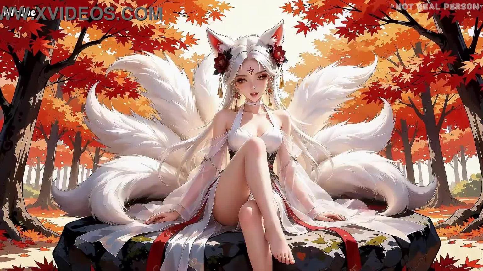 那只可爱的小狐狸女孩，你喜欢她吗？ [AI生成]