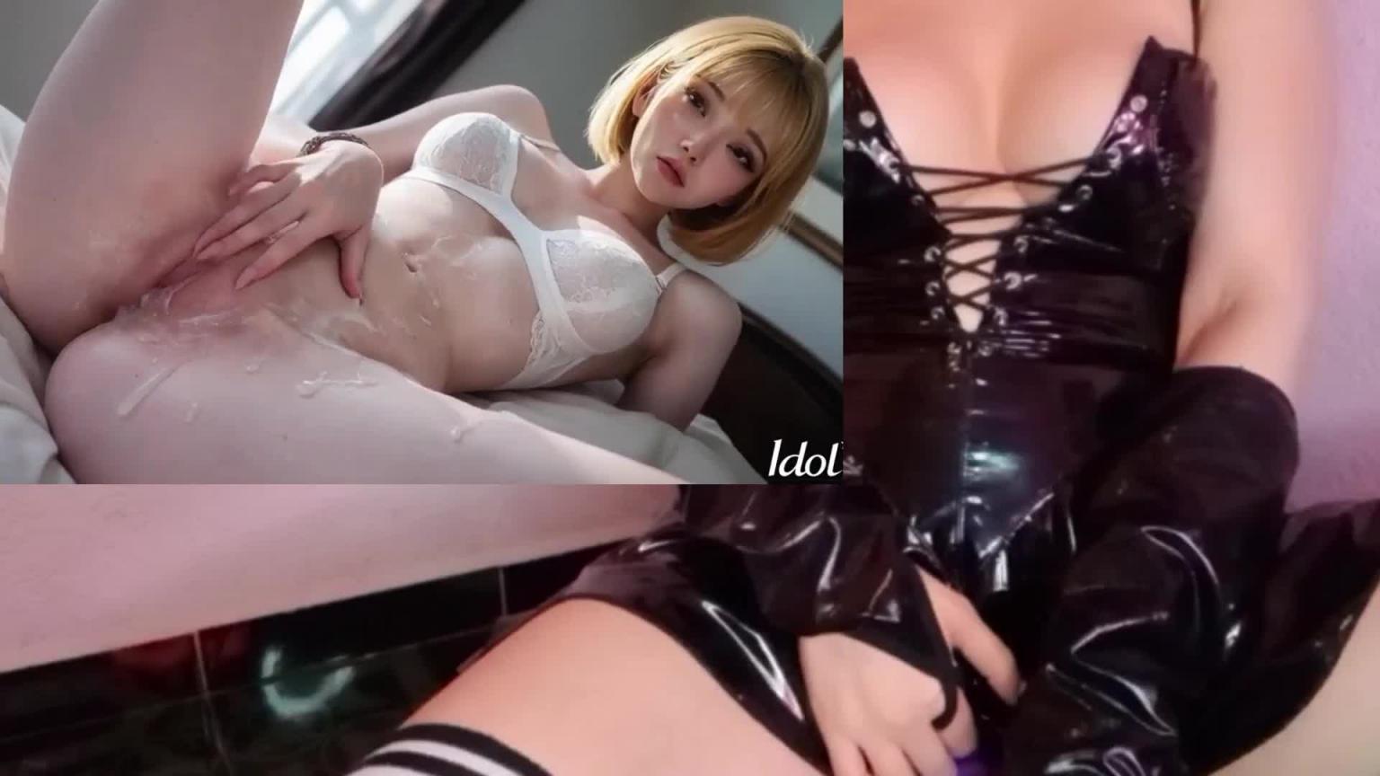 天真亚洲女孩第一次尝试强烈的射精 [AI生成]