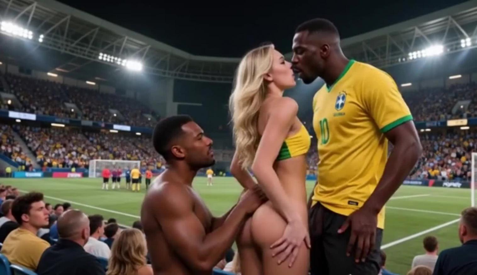 最佳跨种族“2026世界杯” ：我是个妓女，世界杯期间我在公共场合和多个黑人进行了做爱；我收费100美元 [AI生成]