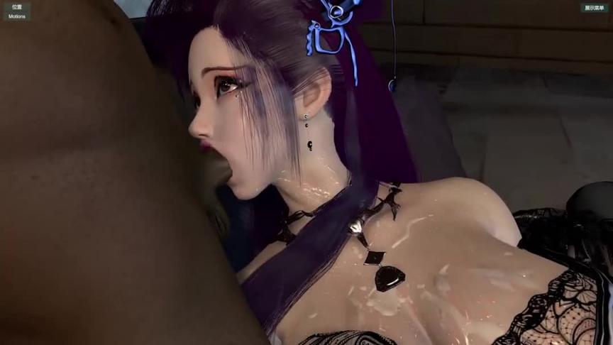 丝袜美妖后入性奴，粉嫩口交尽享后庭之乐天行九歌中的妖魅美女