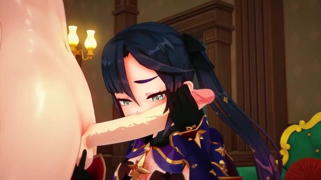 同人原神 魔女莫娜柯莱 足交内射