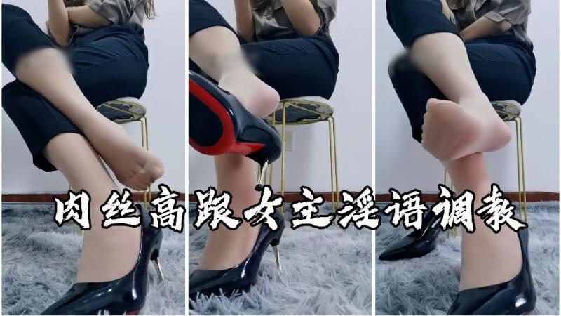 西装裤肉丝高跟女主淫语调教鸡巴涨不涨啊狗东西