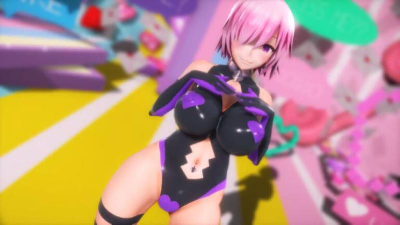 [纯爱MMD（Mao）] 我已经克服了我的胸部（Mashu：全亮）