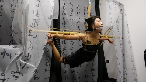 【胜景影视】女绳师的M之竹竿飞舞