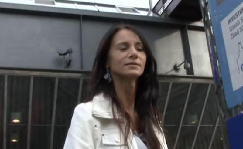 【捷克街头】057超市搭讪美女野外直接开干