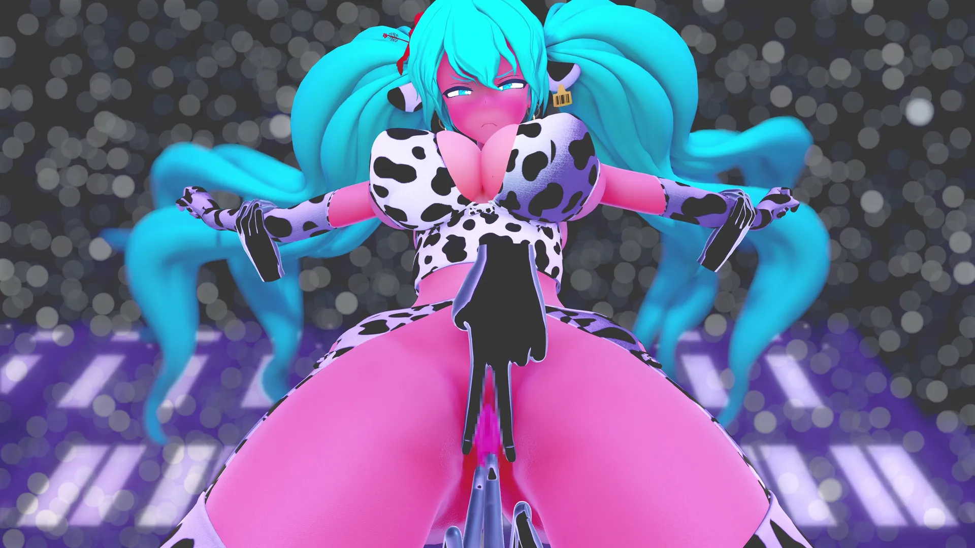 巴西初音牛仔装黑客入侵跨坐榨干
