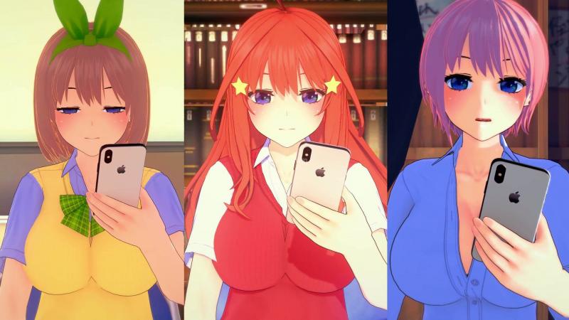 [Peh-Koi] 【高画质版有り】五等分のセフレ⑭～二乃＆三玖3P编～