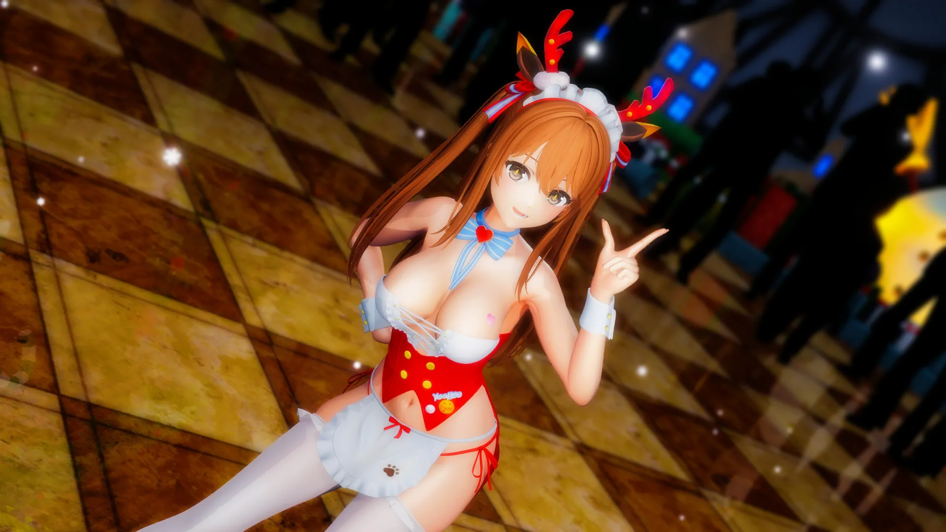 [MMD] ☃️苏琪！由希！私室翘臀摇