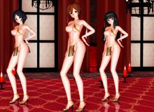 [MMDデレマス] Bon Bon Chocolat（吉冈沙纪+黒川千秋+速水奏）