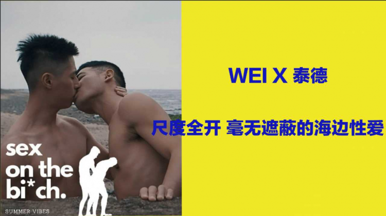 【最新原创】Wei x 泰德 尺度全开 毫无遮蔽的海边性爱