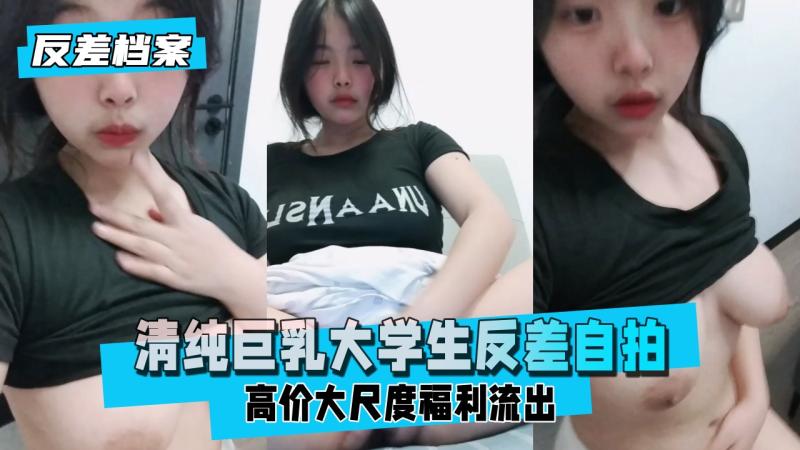 【反差婊档案】网友投稿 清纯巨乳大学生反差自拍