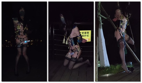 【星语】户外露出，吊树上，驷马放置