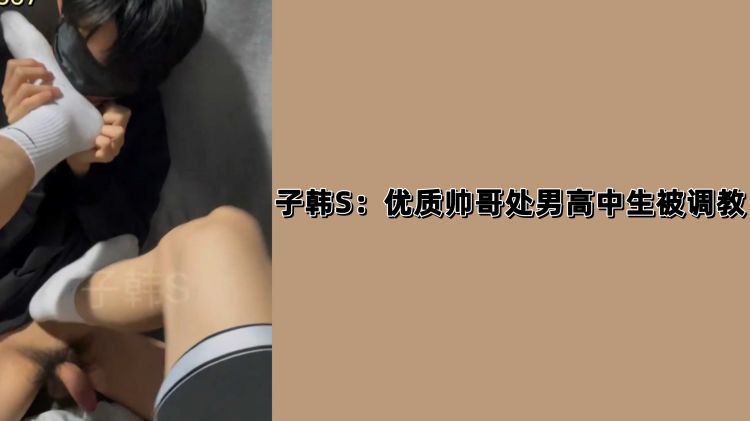子韩S：优质帅哥处男高中生被调教