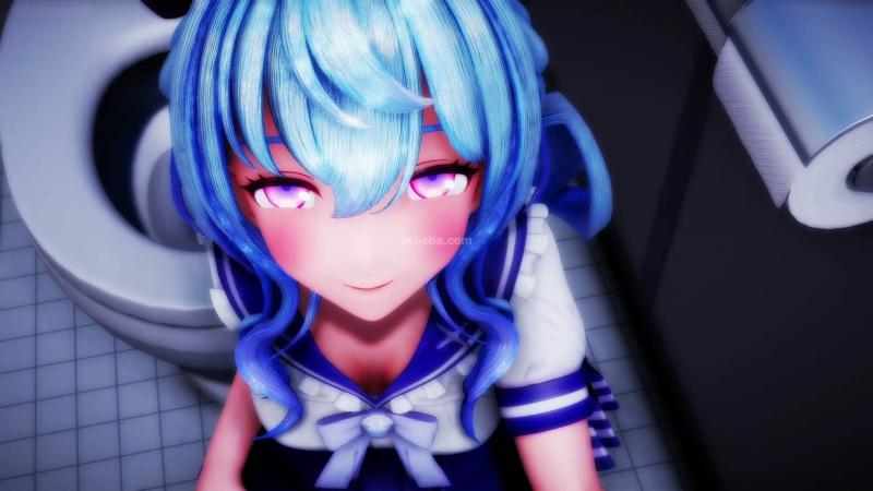 [mozuku48_] やさしい甘雨ちゃんがトイレのお手伝いをしてくれる动画