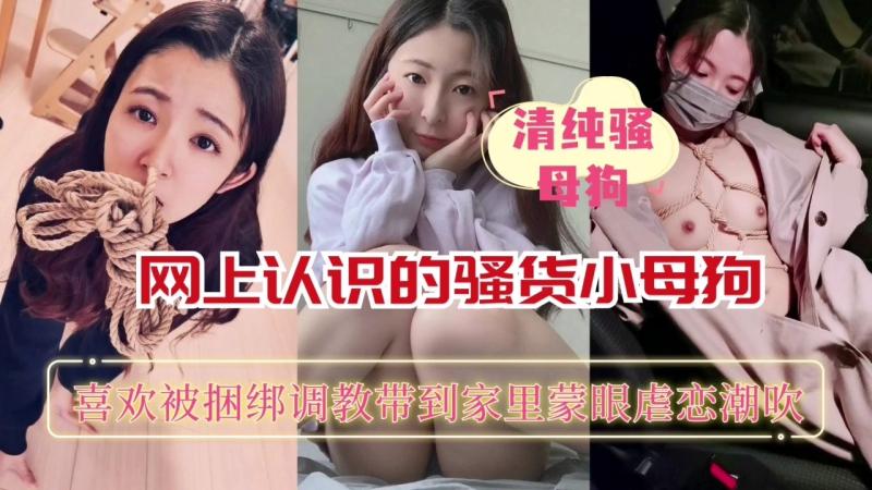 清纯的母狗！刚刚网上才认识的学妹！被玩弄了