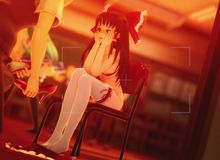 Sanae & Reimu School Photoshoot (Sexdance Remake) - Persecution Complex Cellphone Girl / 被害妄想携帯女子