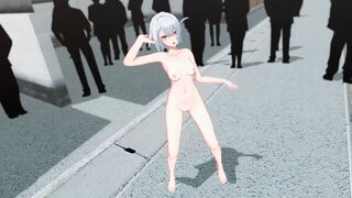 手臂高举拉长身体曲线