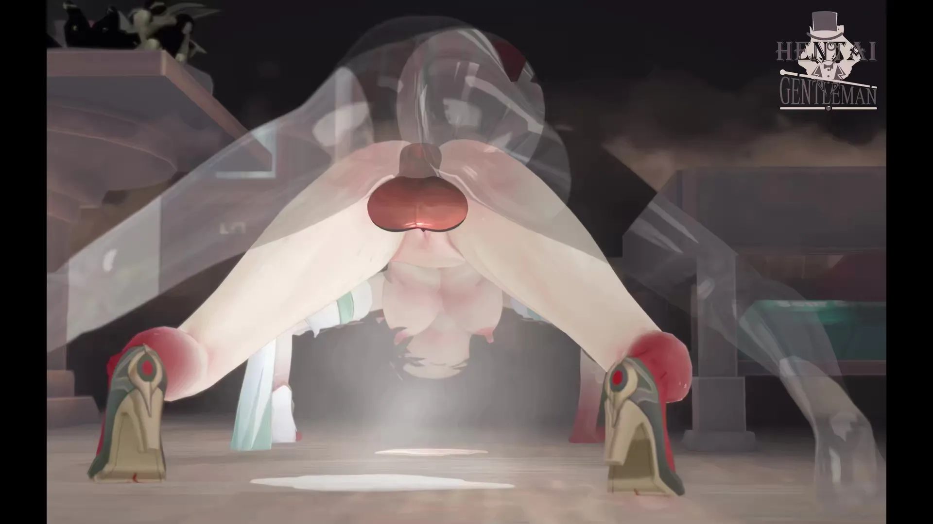 【Henta;$i Gentlem^)an】灵砂被隐形人猛干 3