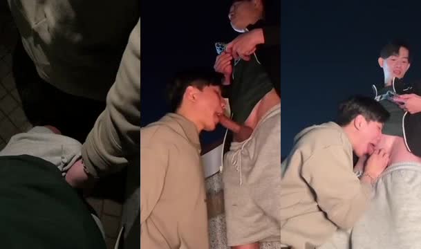 黑桃洨男孩：野外裸吹腹肌EN台下打球台上吹屌