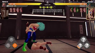 赤裸格斗3D - 拉迪莎 VS 扎伊纳布