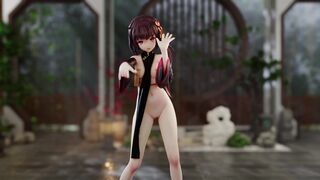 MMD-泠鸢穿僵尸服装跳舞