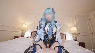 [Aliceholic13] 把醉酒的大胸骑士带回家，将甜蜜的精液挤进她的大腿和阴道里
