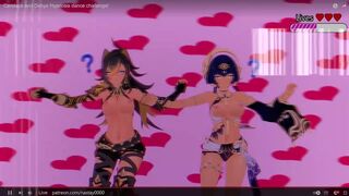 MMD-控制下的坎蒂丝和迪希雅