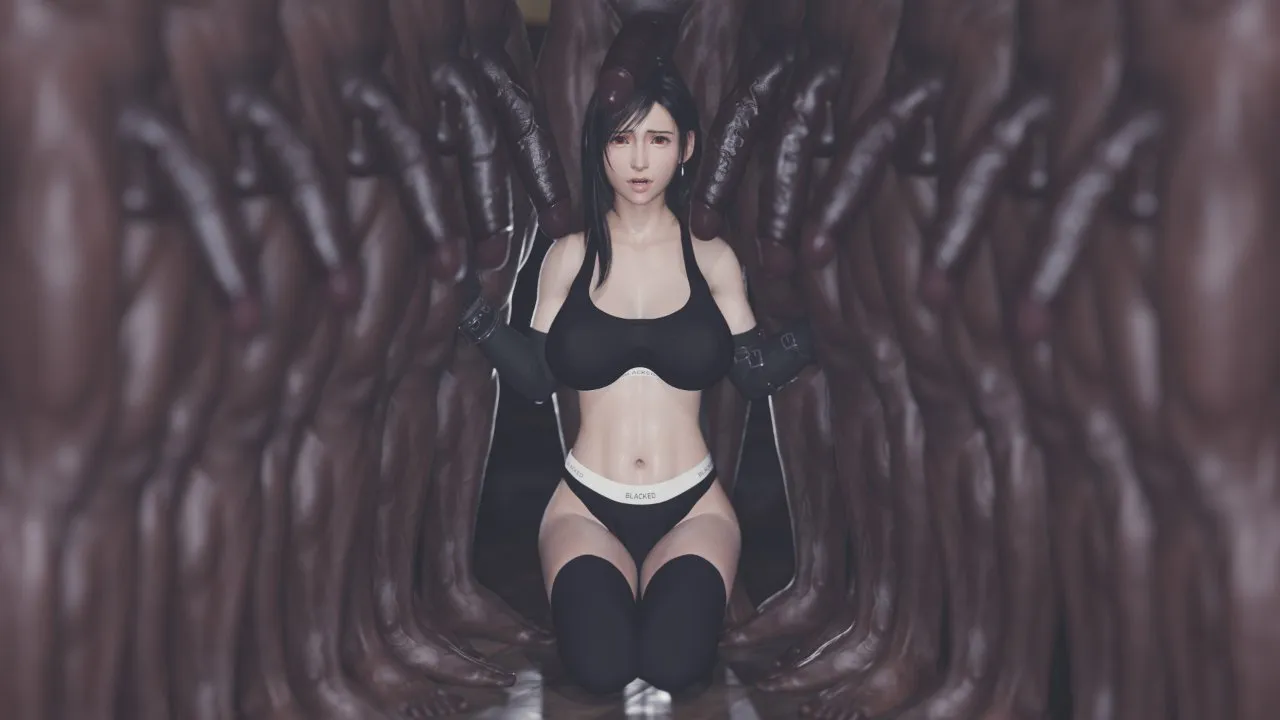蒂法洛克哈特肉穴被巨根征服