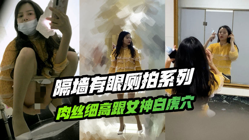 S原创厕拍肉丝尖头细高跟女神白虎穴