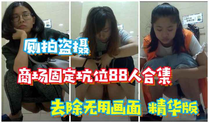 厕拍盗摄，商场固定坑位88人%合集，去除无用画面[! ，只留精华
