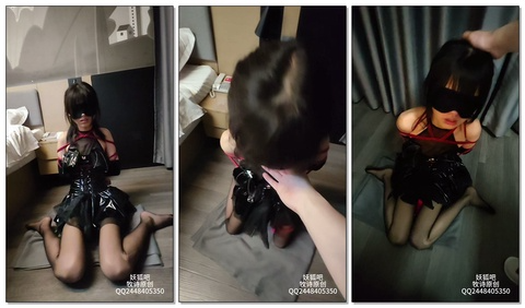 【牧诗原创】黑色系霄酱小恶魔简单捆绑+棒棒+内置TD强高