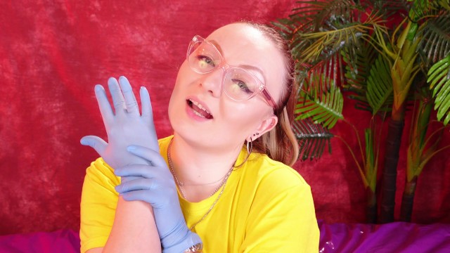 Arya Grander - 带医用手套的 Asmr 视频