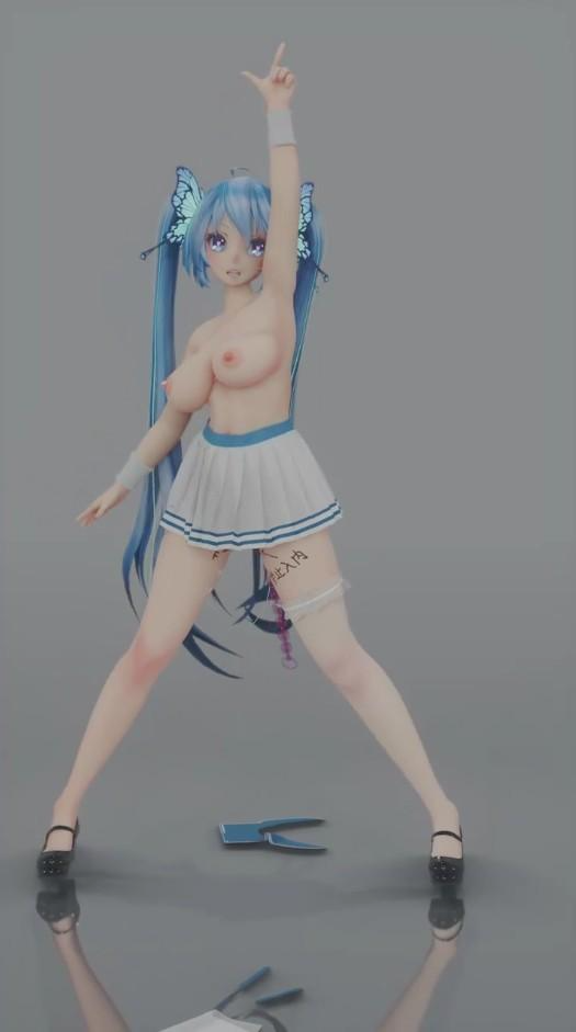 [MMD] 初音-deepblue bl55