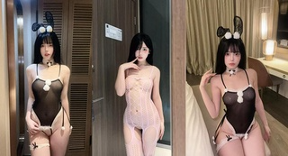 B站香草姐姐大尺度自慰 兔女郎装扮和灵活的舌头太诱人 看完想要狠狠撸一发！