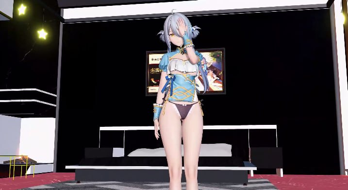 MMD-女仆这么主动搞得都有点不好意思了