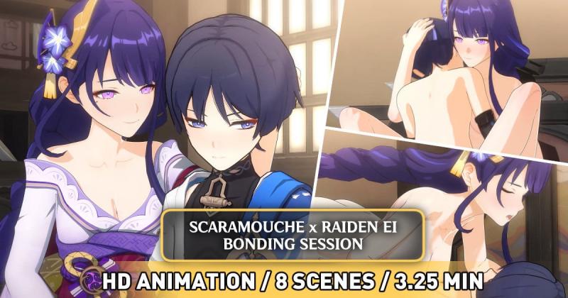 [PastaPaprika] Raiden Ei x Scaramouche ANIMATION (HD)