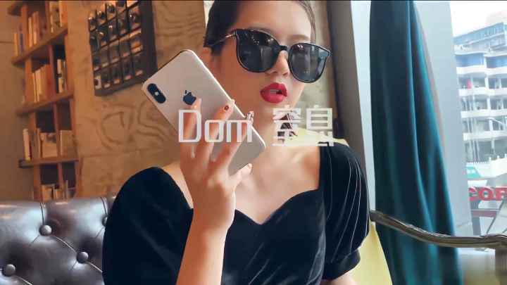 【SM调教-咖啡店老板娘】时尚明星气质，身材超好