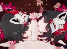 花火ダブルフェラ