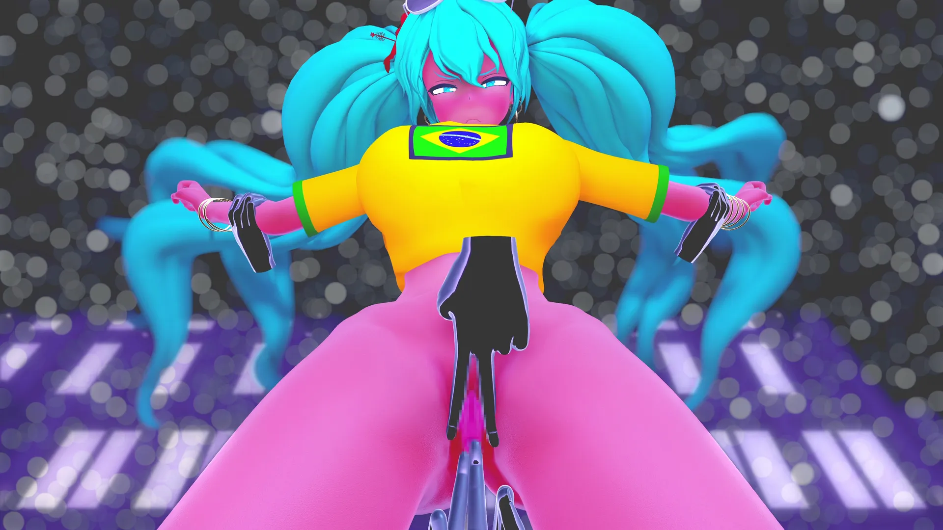 巴西初音黑客入侵后主动骑到失神