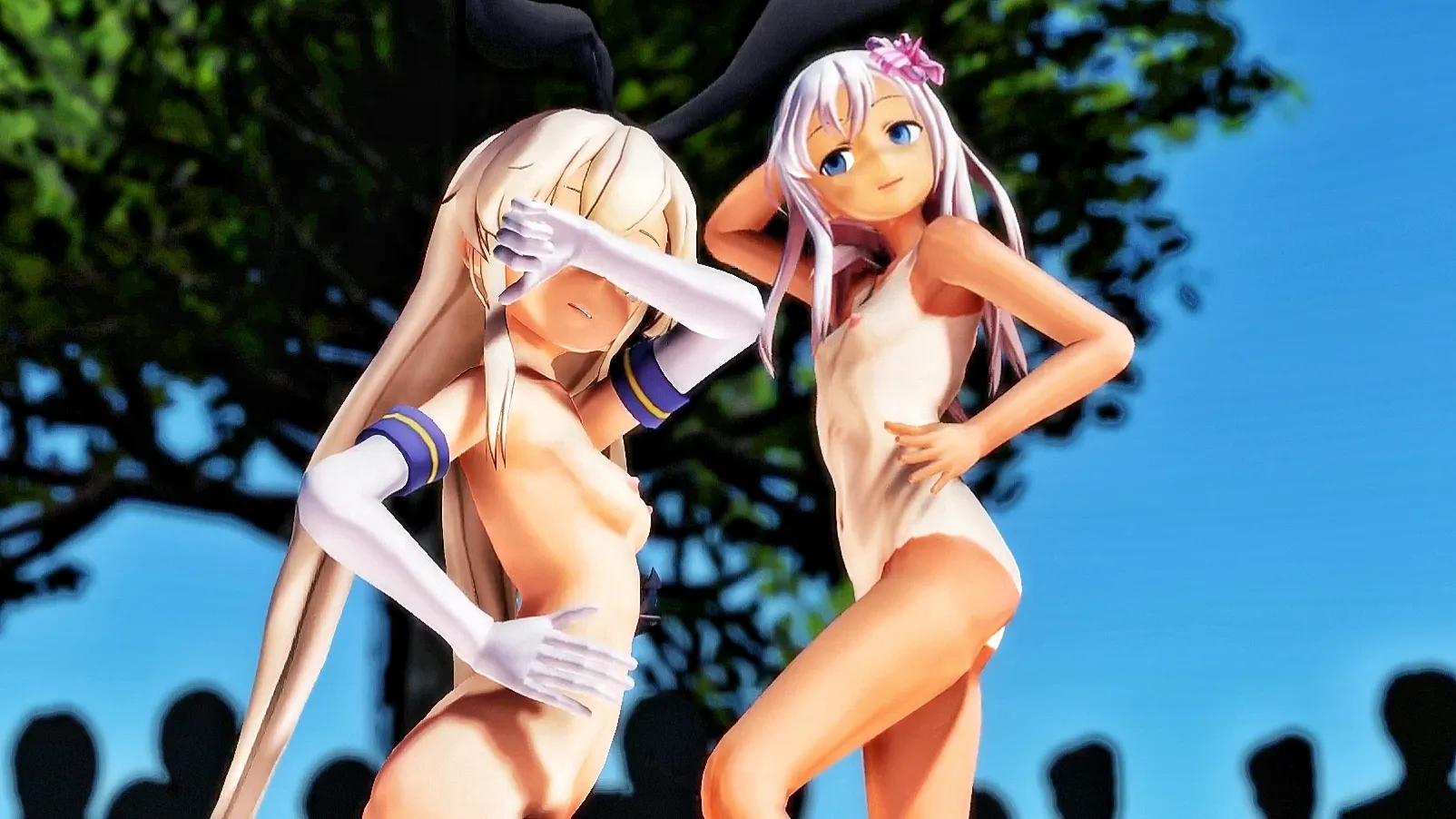 吕500岛风疑心暗鬼双人激情热舞 [MMD]