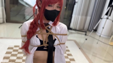 【RLL】玛琪玛cos 麻绳紧缚调教